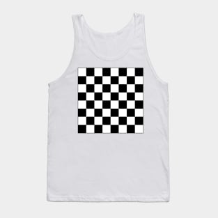 Checkered Pattern | Chessboard Pattern Tank Top